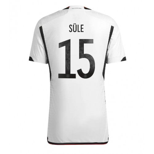 Tyskland Niklas Sule #15 Hjemmebanetrøje VM 2022 Kort ærmer
